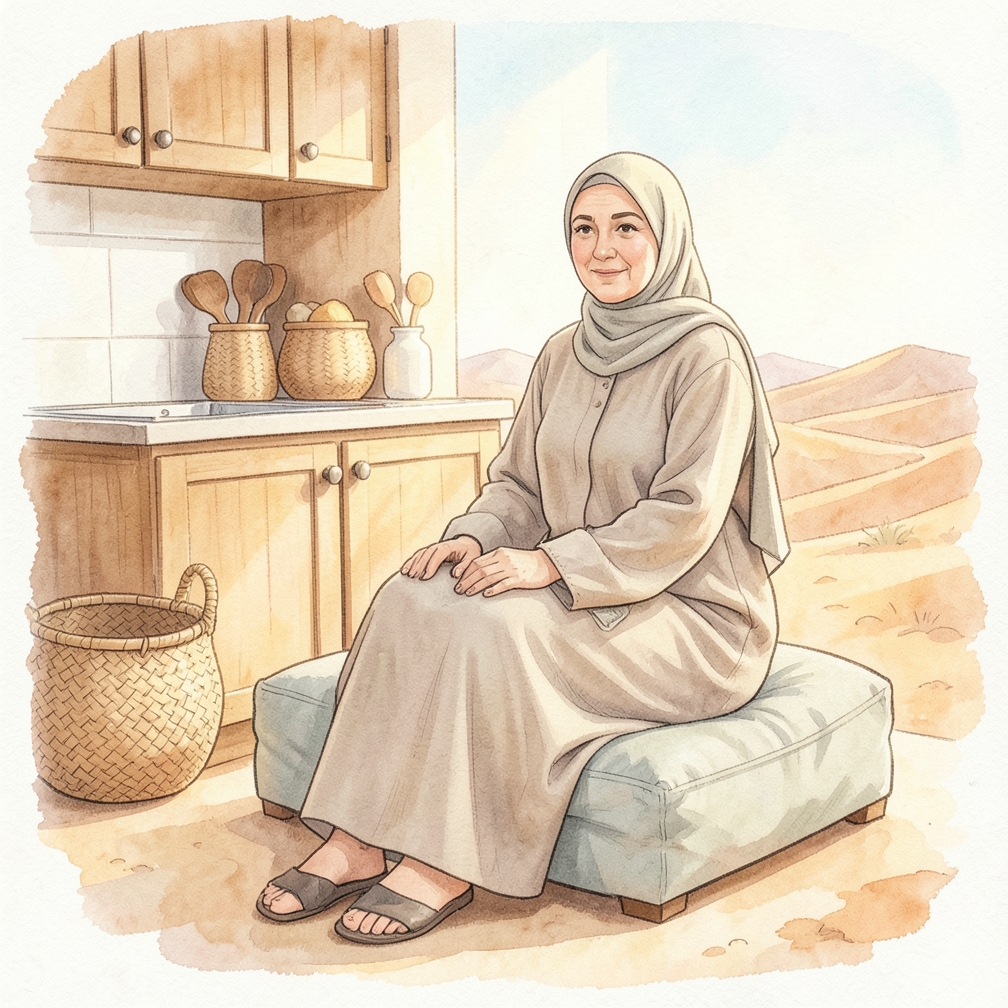 استخدم وسادة داعمة تحت الفخذين والوركين والظهر