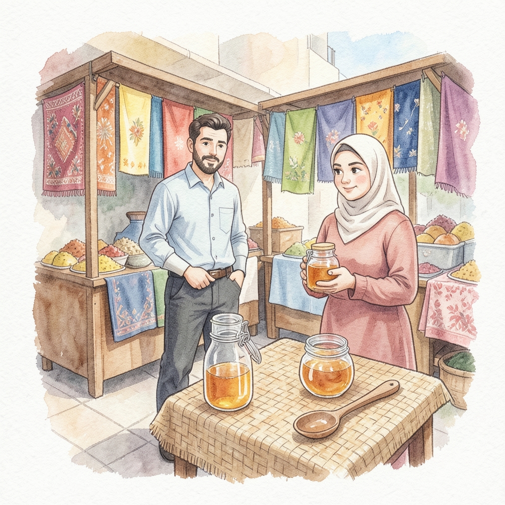 البحث عن أفضل ظروف تخزين العسل