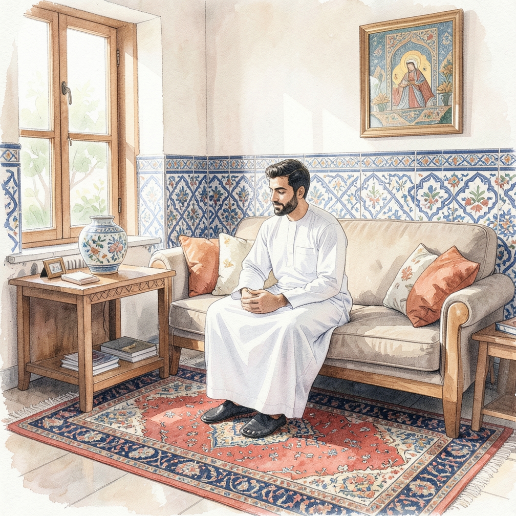 توجيه اللوحة ووضع القطع