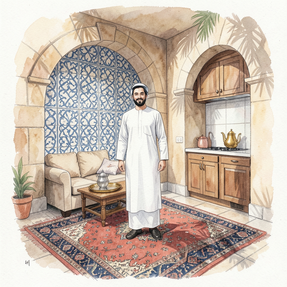 إضافة الوسادة والمادة المُناسبة للنوم
