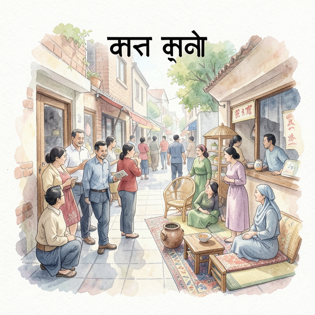 استخدم "धन्यवाद" (dhanyavaad) للتعبير عن الشكر بشكل عام.