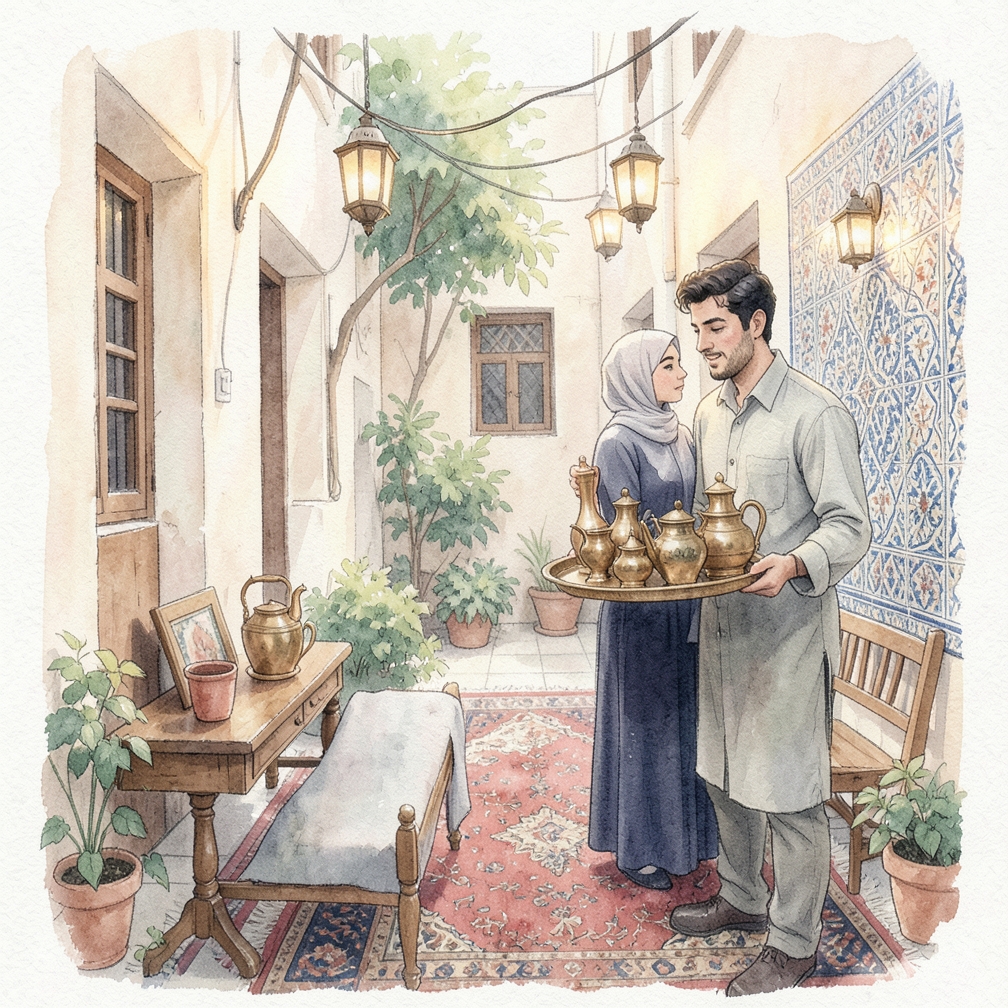 استخدم فرشات الطاولات