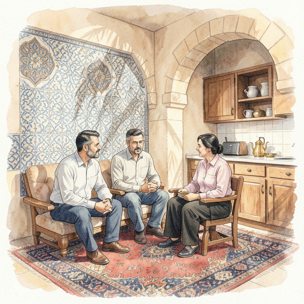 تثبيت المرآة وتأكيد استقرارها