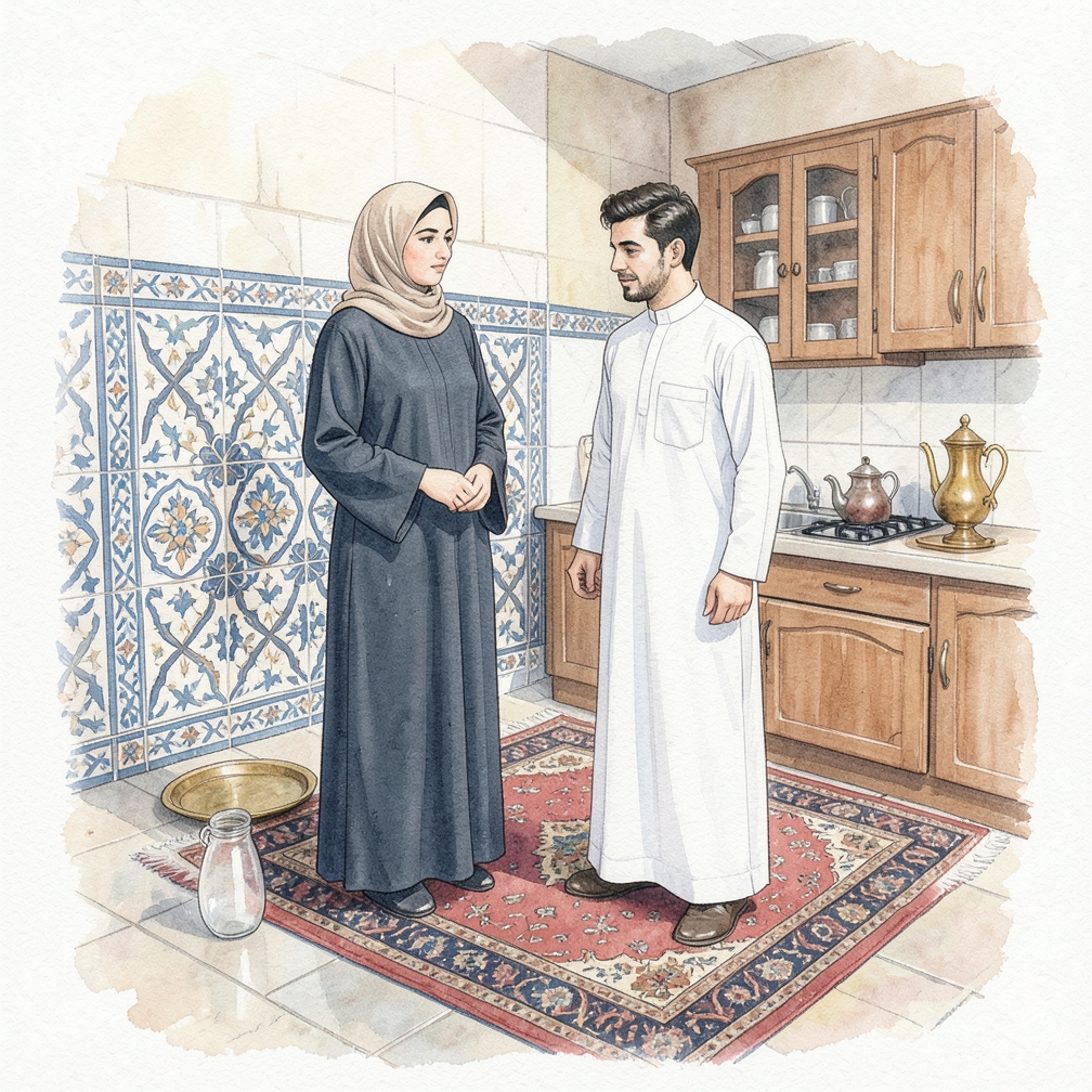 ضع بقايا البصل الأخضر مع الجذور في كوب واضح