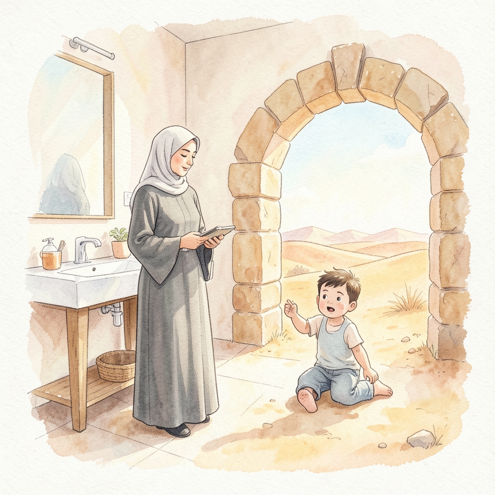استمع لطفلك بانتباه