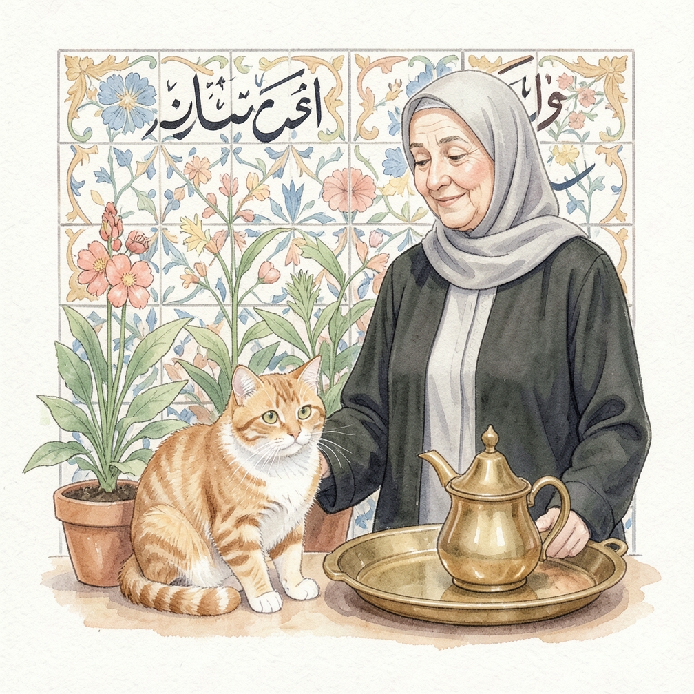 التأكد من راحة القط