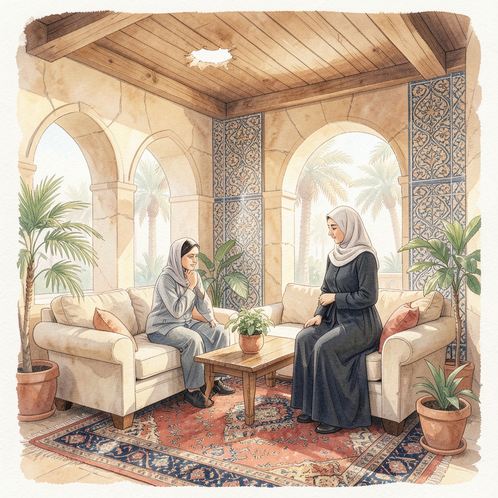 تغطية الثقب بمواد السقف