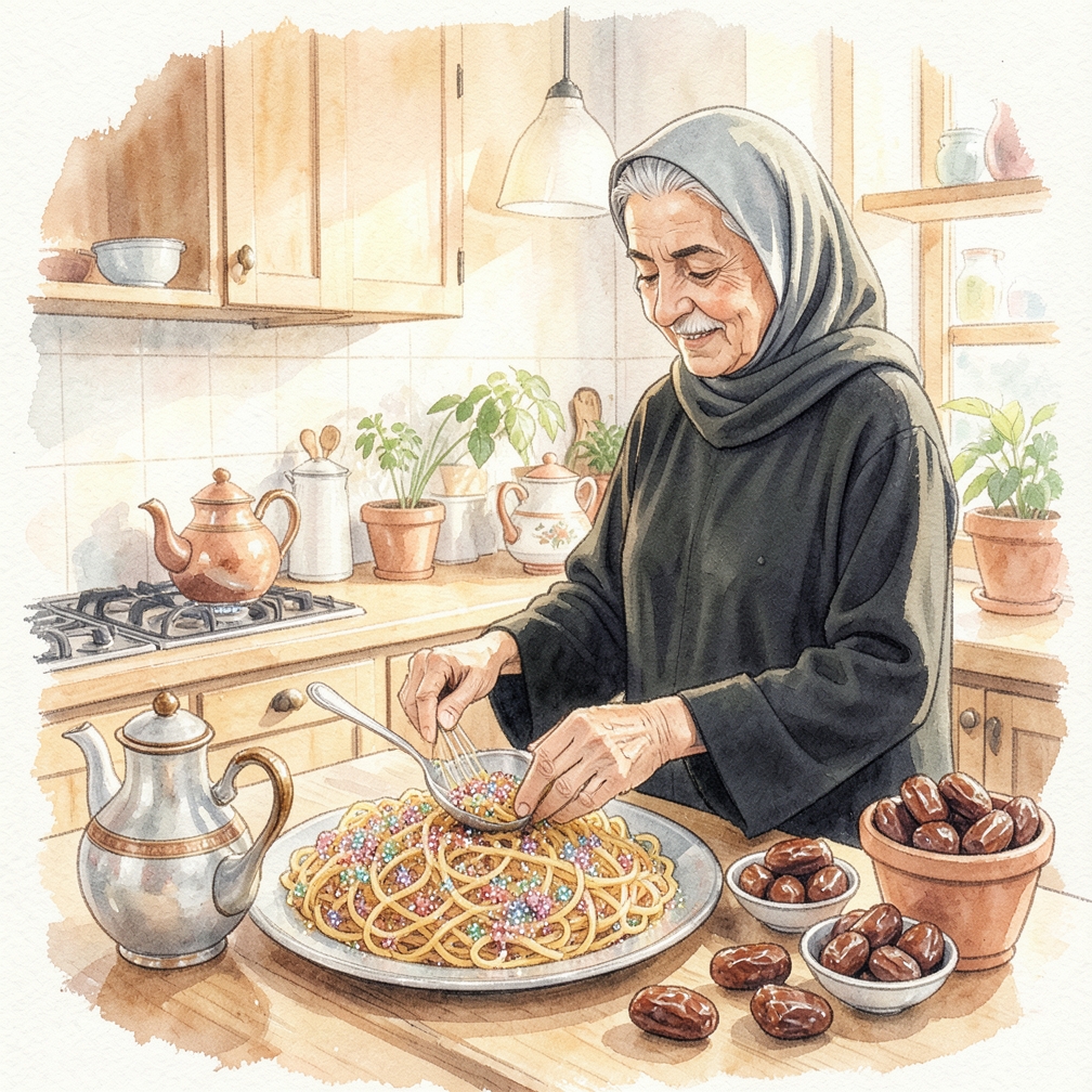 كيفية صنع المكرونة المعدنية القابلة للأكل خطوة بخطوة