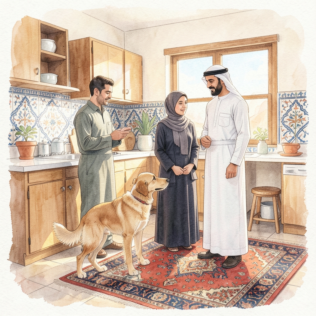 ضع الحيوان في الموضع الصحيح