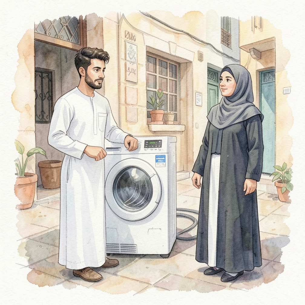 كيفية تشغيل آلة غسيل نصف تلقائية خطوة بخطوة