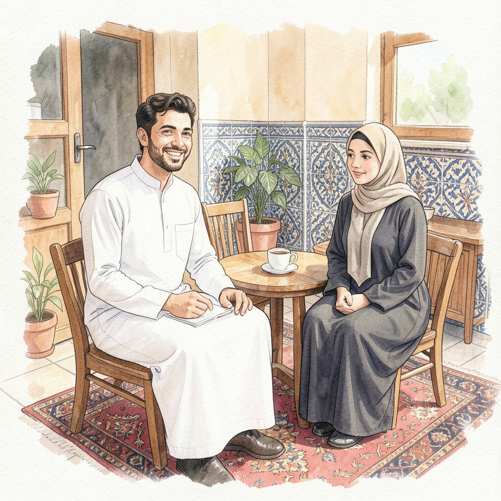 ضع لسانك على سقف فمك أثناء الابتسام