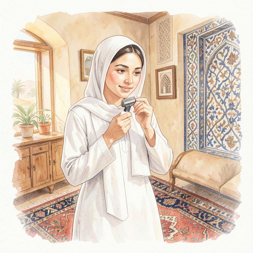 استخدم زيتًا قبل الحلاقة