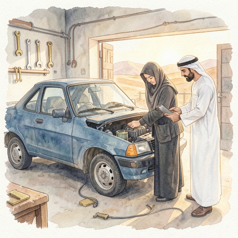 الطقس البارد قد يؤدي إلى صعوبة في تشغيل السيارة.