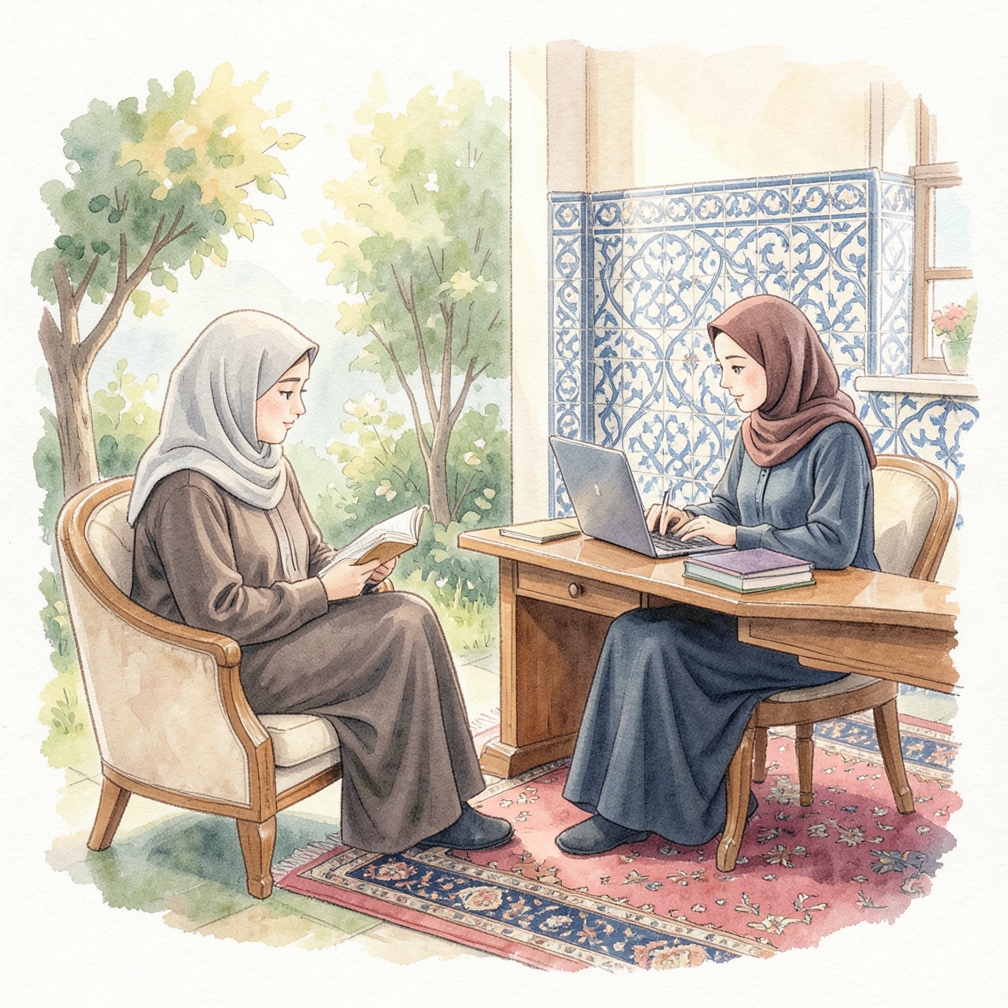 تحدث مع شريك الغرفة