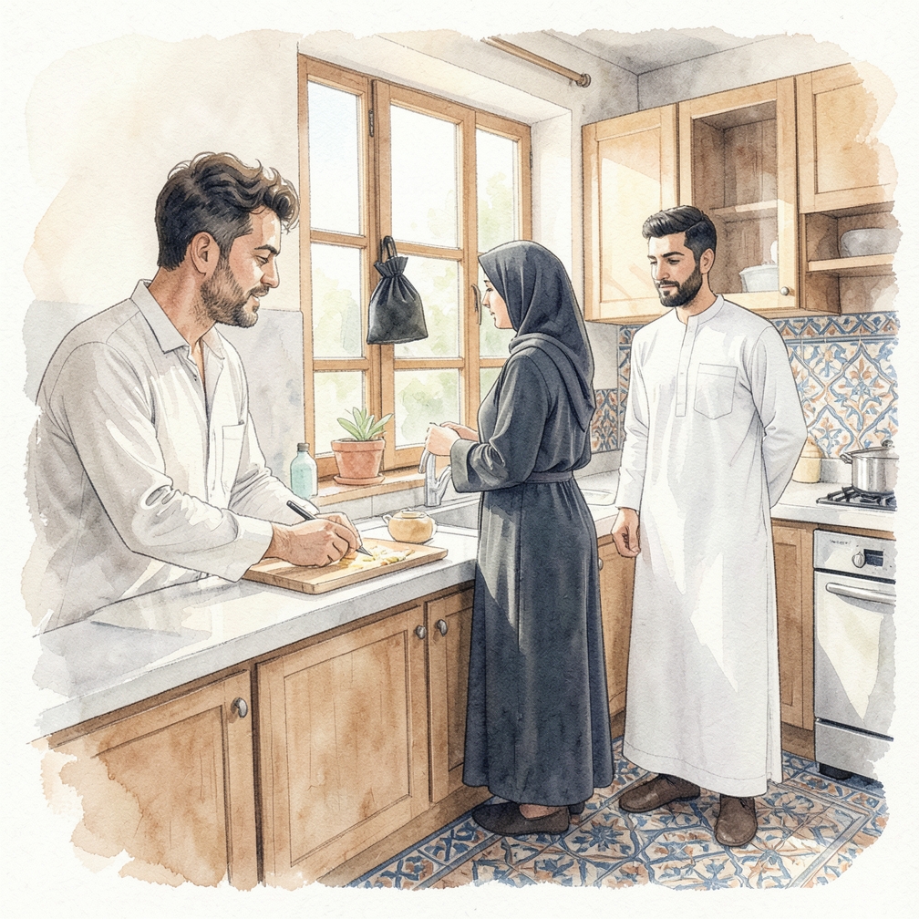 قص أكياس القمامة السوداء حسب حجم النافذة