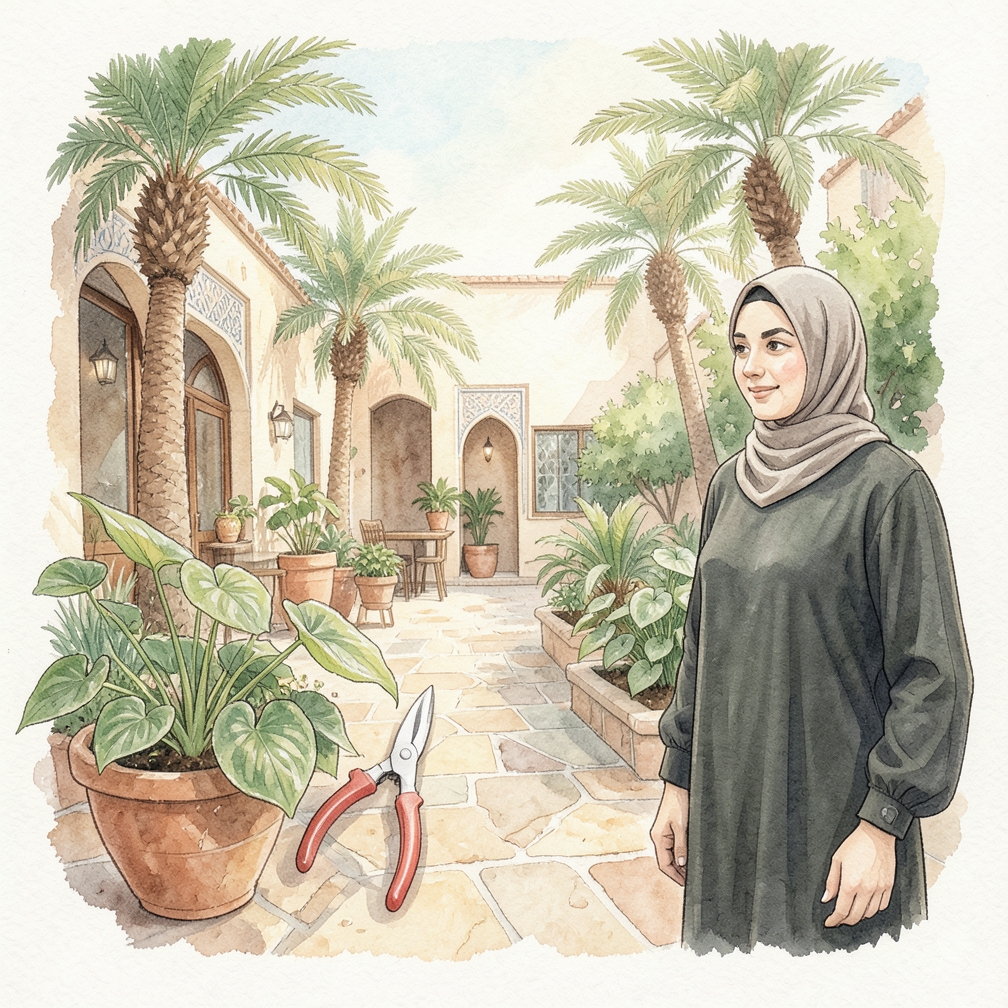 حرق النباتات المصابة