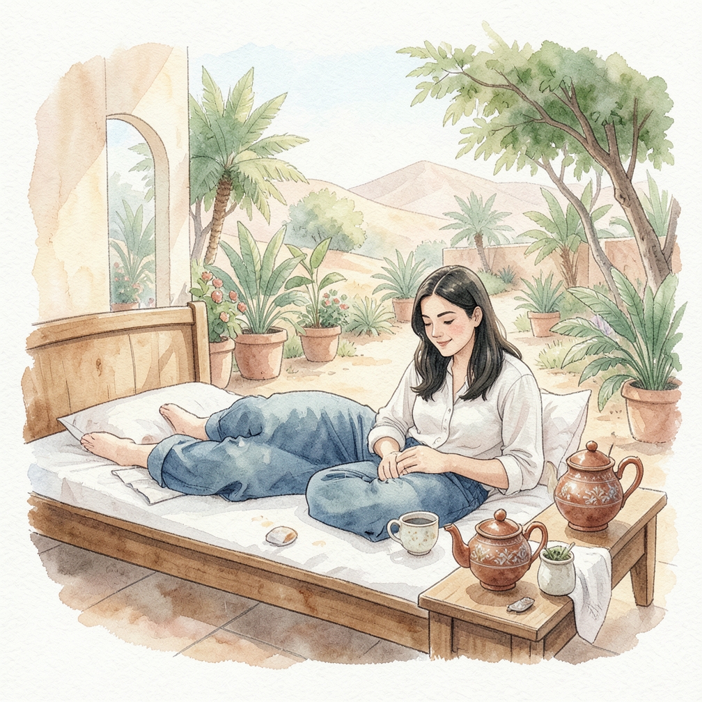 اطلب من صديقك فحص طول ساقيك أثناء استلقائك