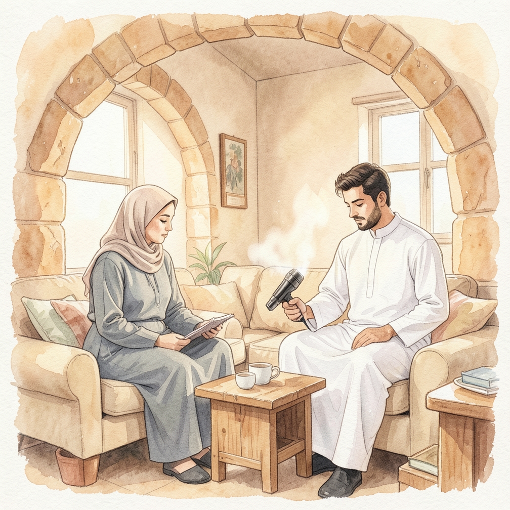 تسخين المفصل المجمد باستخدام مجفف الشعر