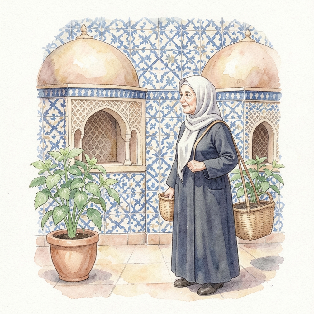 فحص نبات الريحان