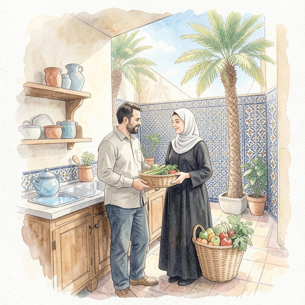 غمر البوك شوي بالماء
