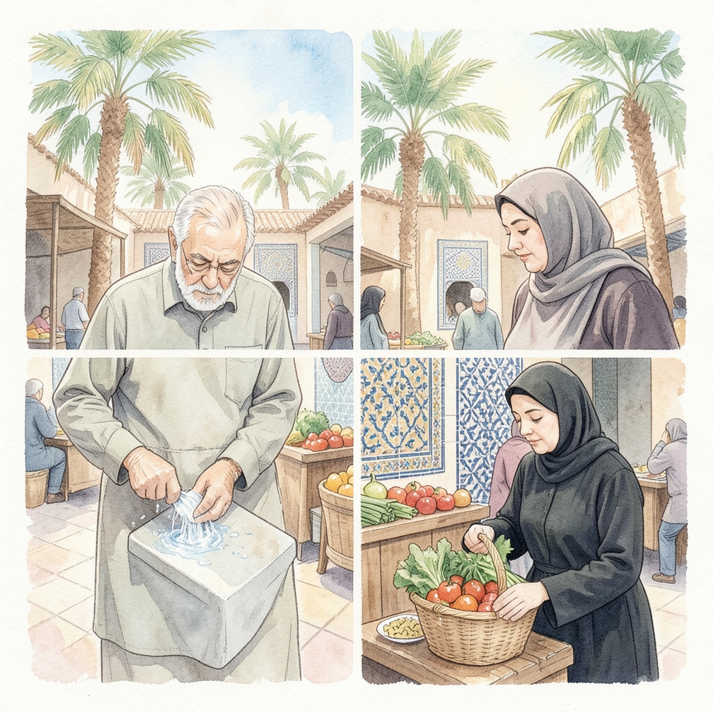 غسل الأوراق بلطف