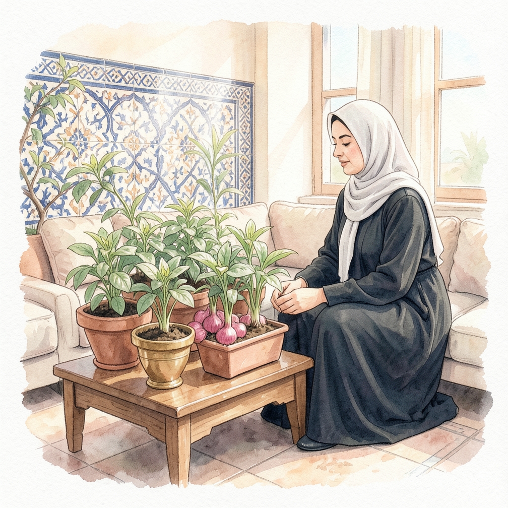 نعم، يمكن زراعة الثوم الأحمر في الحاويات بشرط أن تكون التربة جيدة.