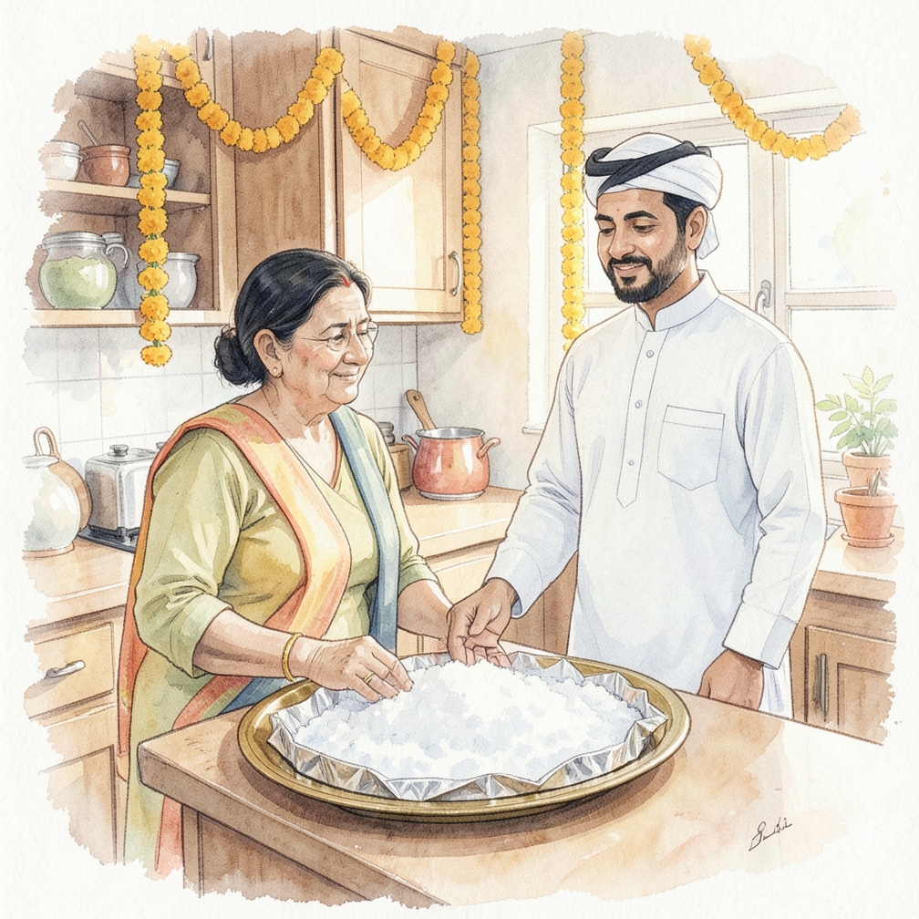 ضع الأخطبوط على الصينية