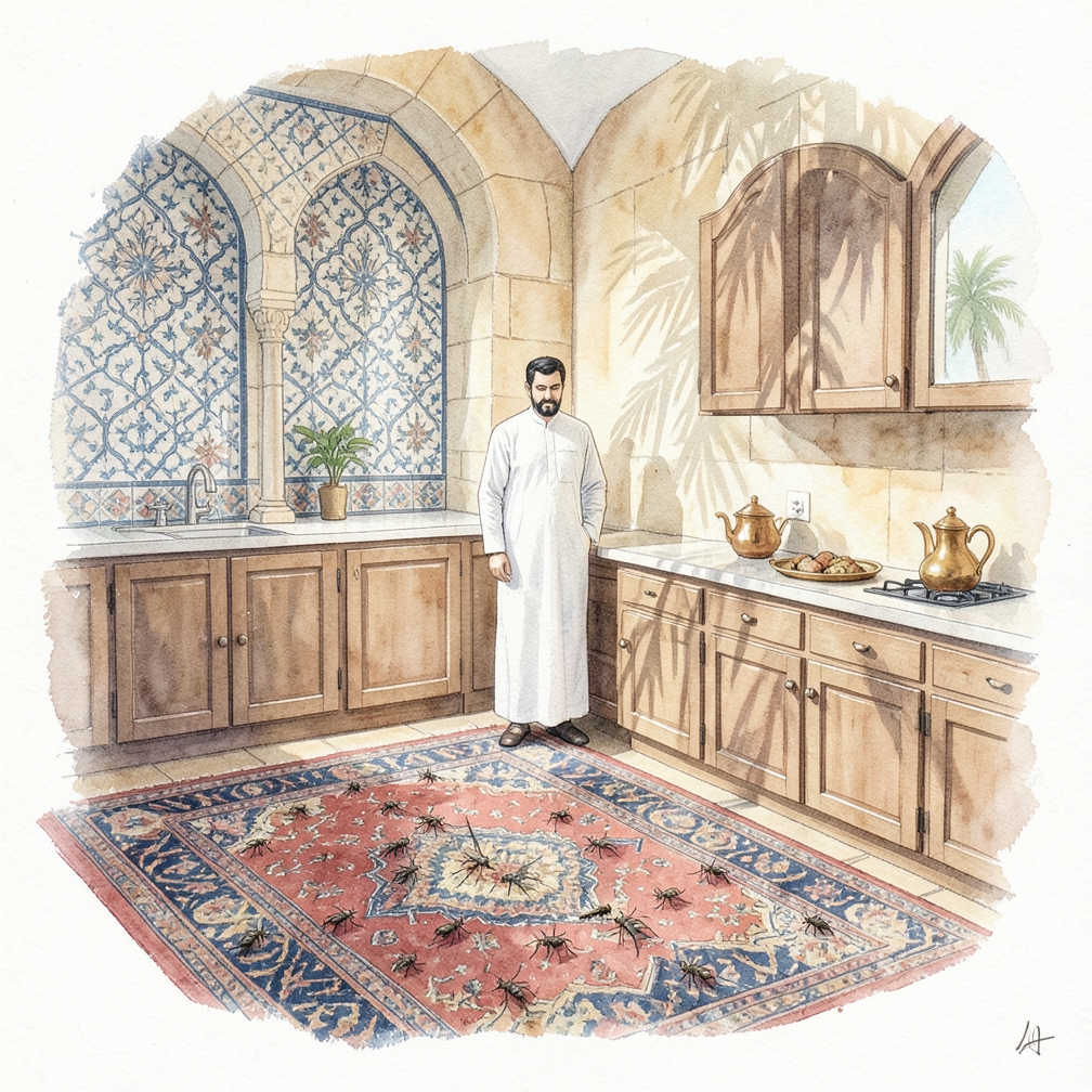 تغذية سكينك بحشرات