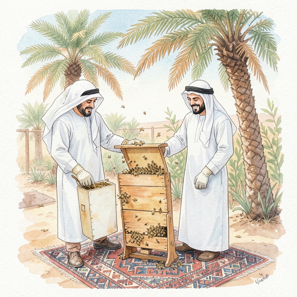 كيف تحدد موقع خلية نحل برصد النحل المتنقل