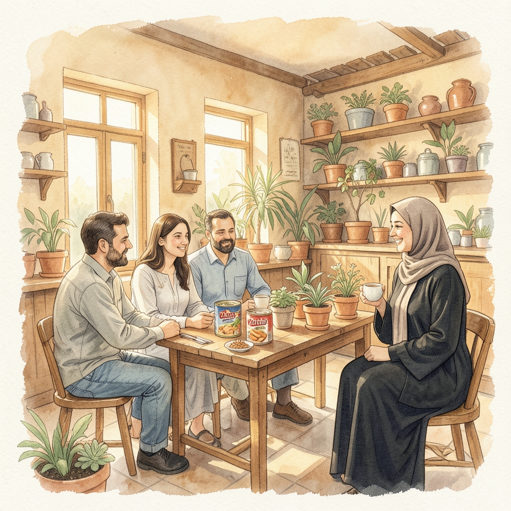 فكر في إضافة طعام معلب أو غني بالرطوبة