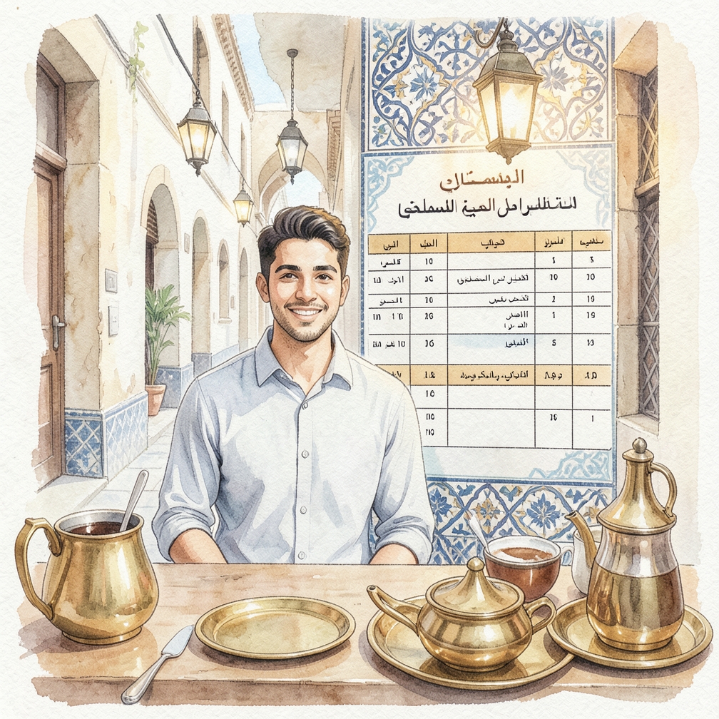 رسم جدول المراجعة الأسبوعي