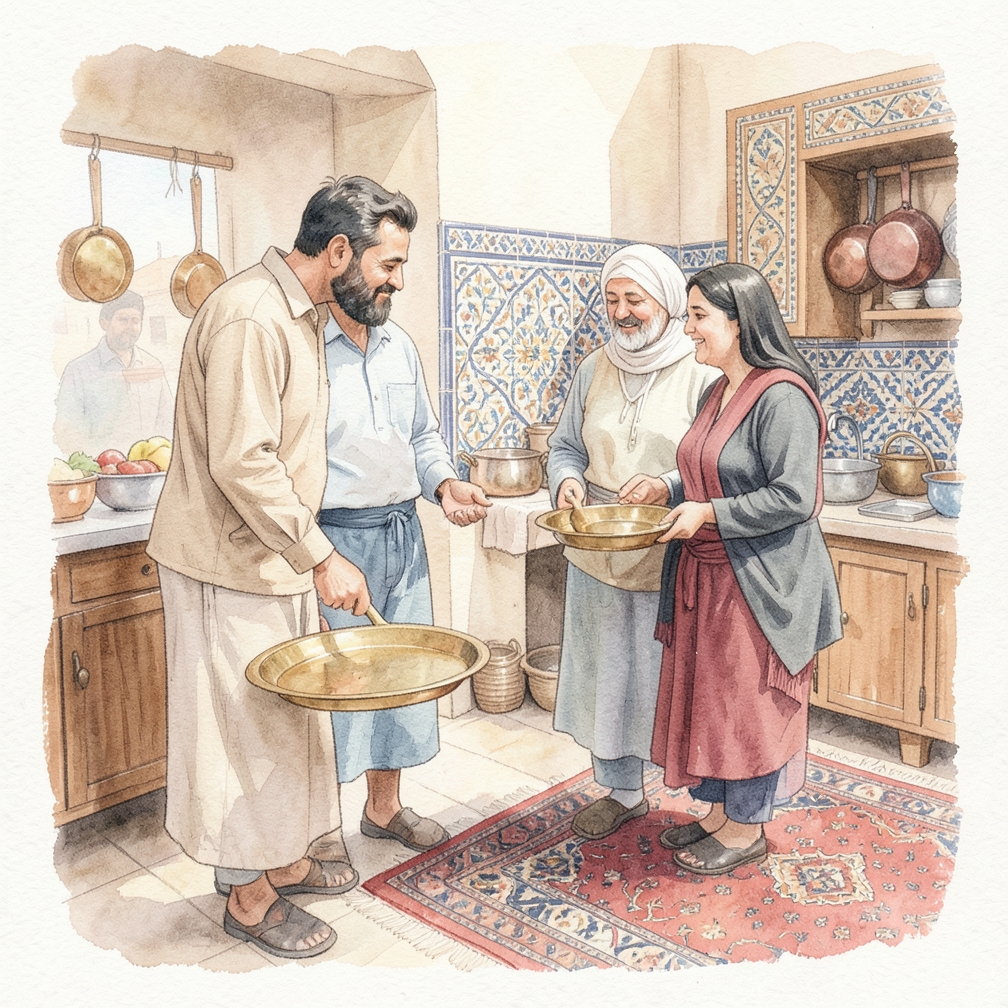 إزالة بقايا الطعام الزائدة