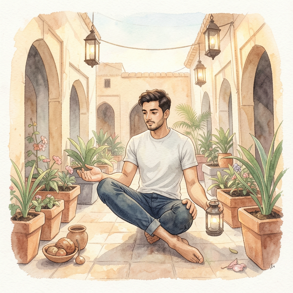 اختر وضعًا مريحًا