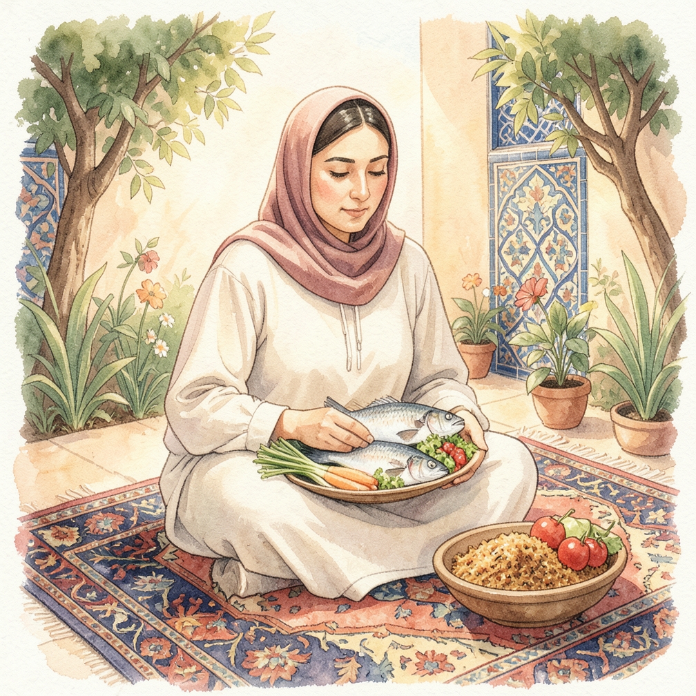 اختيار الخضروات الطازجة