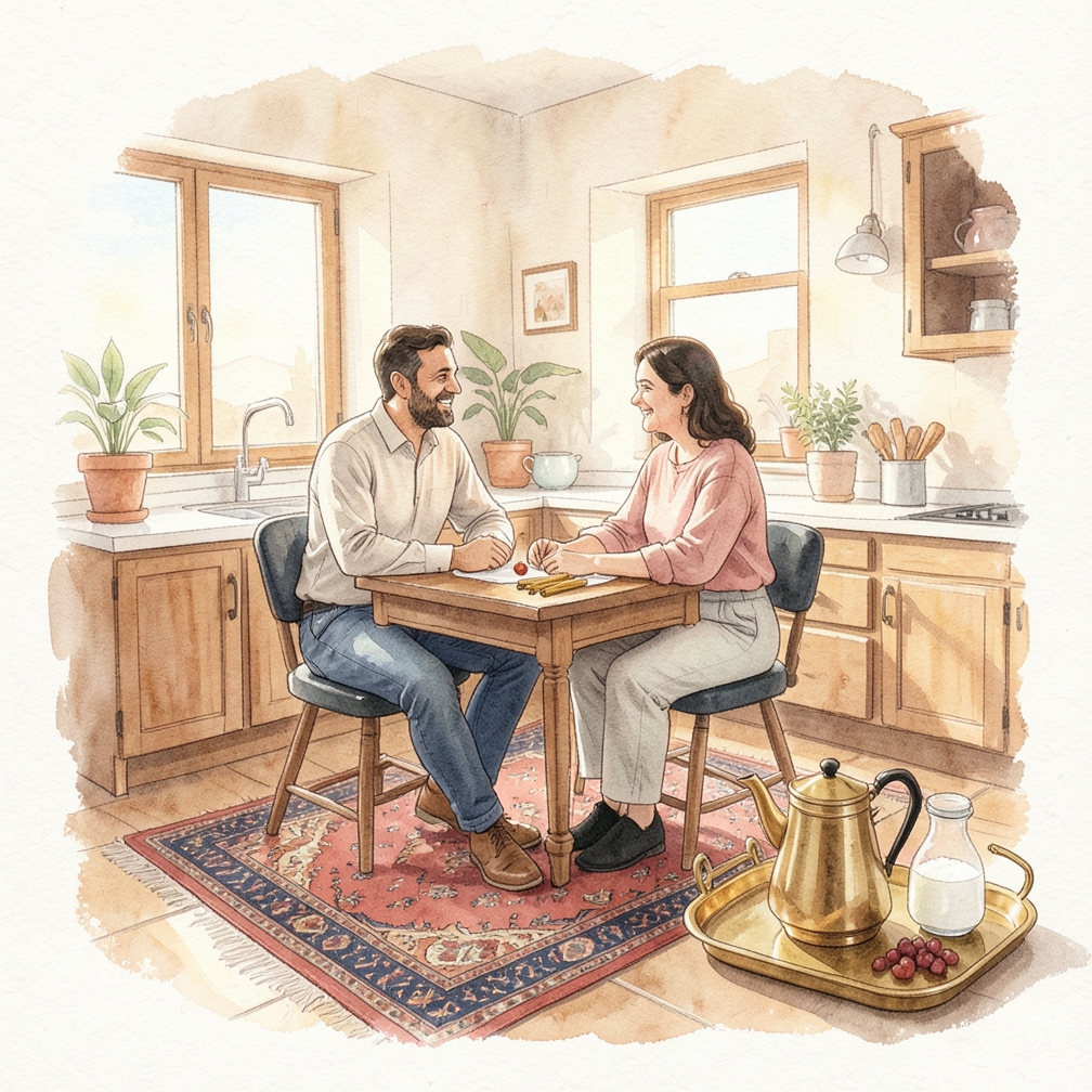إضافة الزنجبيل، الشيشو، وكرة من الفلفل الأبيض