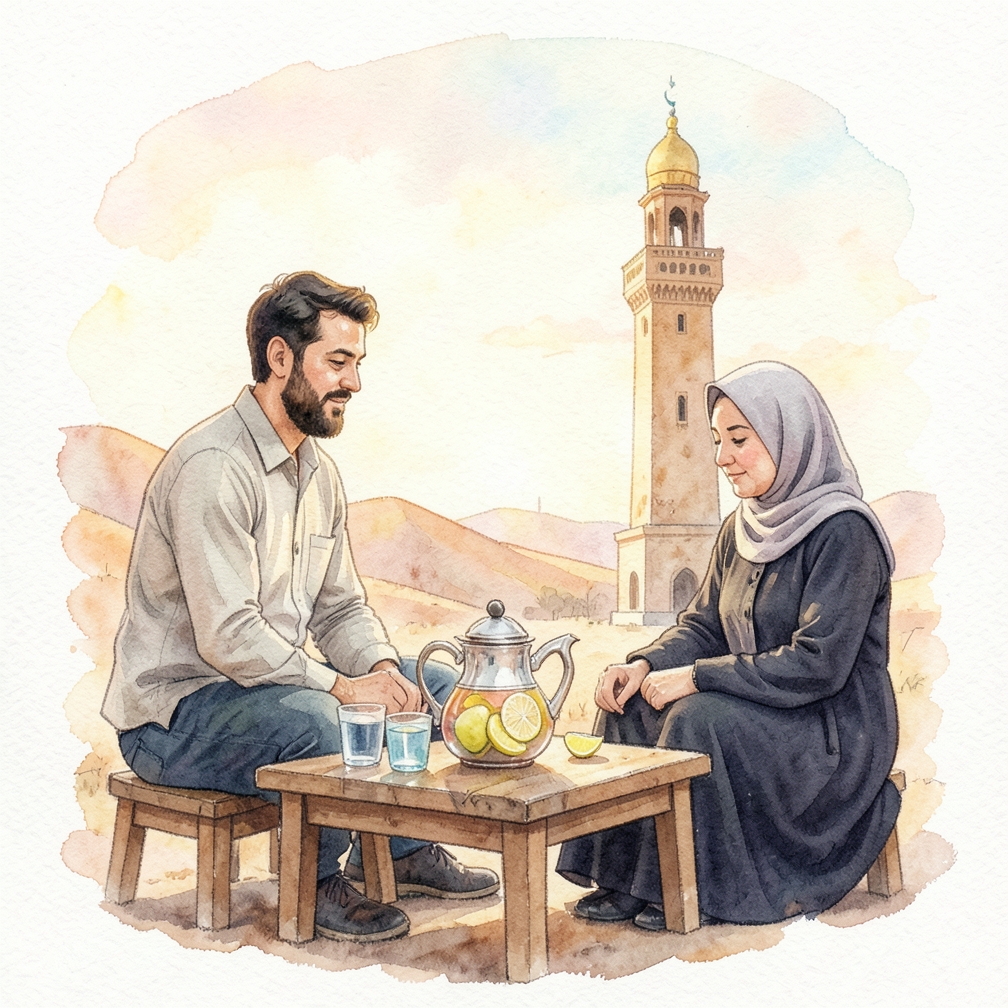 خلط المحلول مع الماء البارد