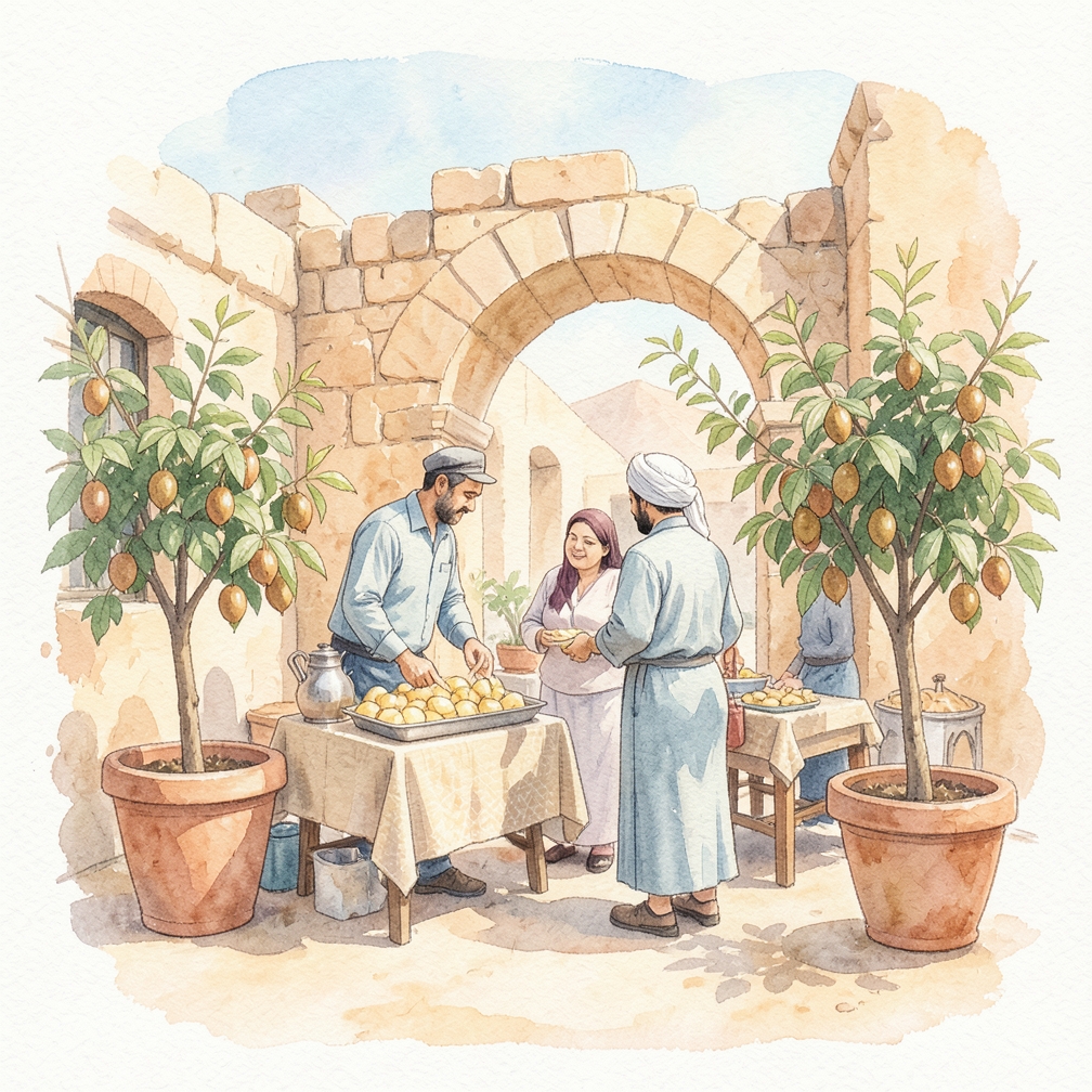 ضع البطاطا على الرف الأوسط