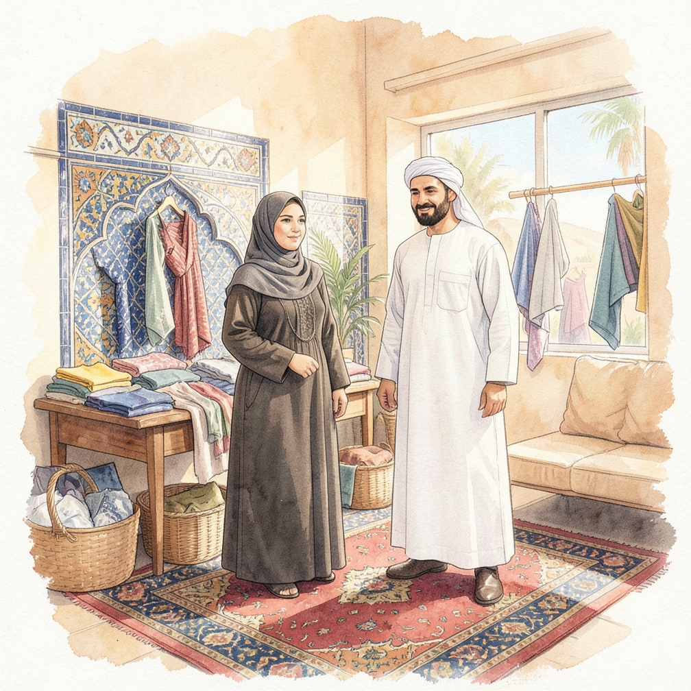 فرز الملابس حسب نوع النسيج