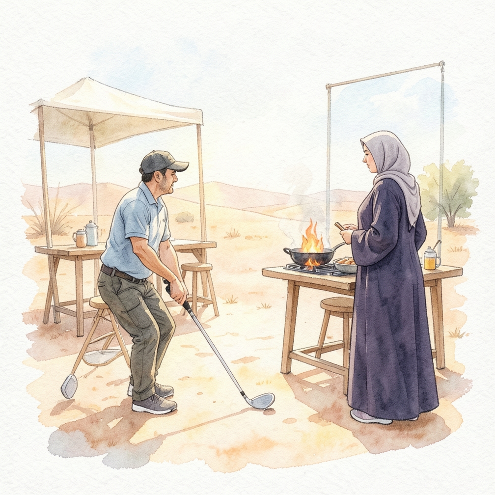 احتفظ بمسكة خفيفة للعصا