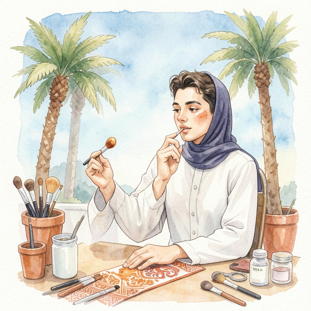 أضف لمسة ناعمة إلى عينيك وشفاتك