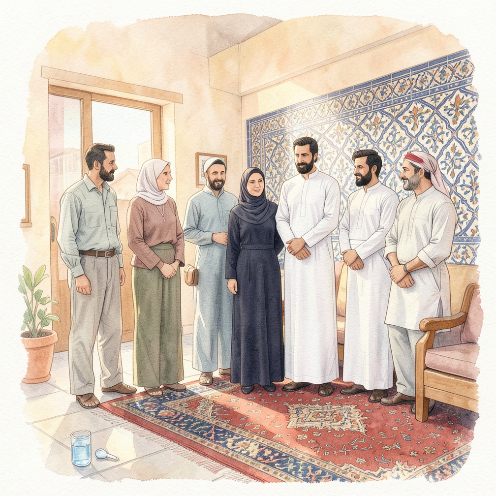 وضع محقنة أو مقياس قرب زجاجة الماء