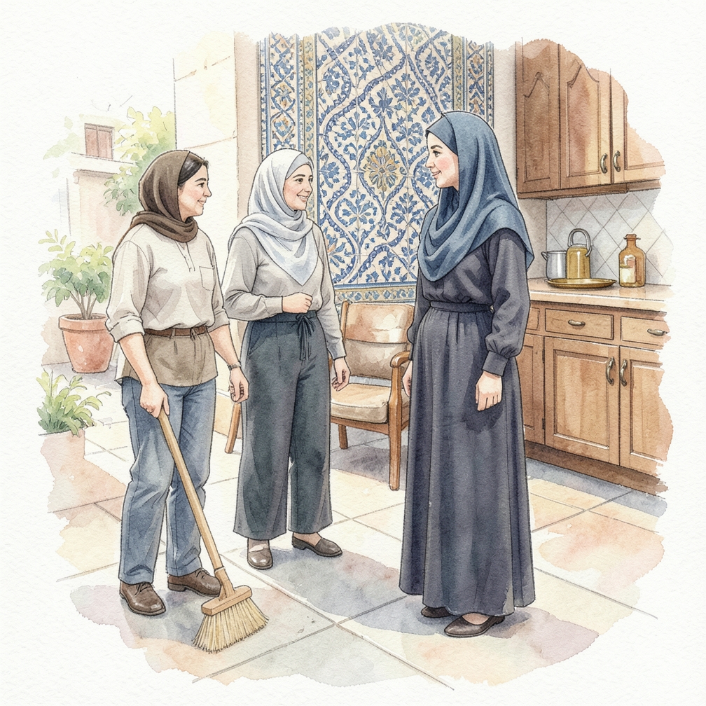 استعد للمواد المطلوبة