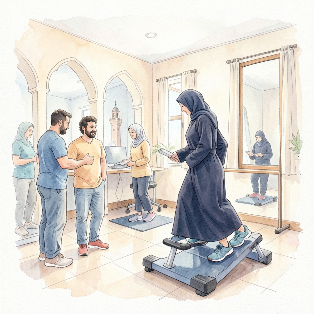 إعداد المكان