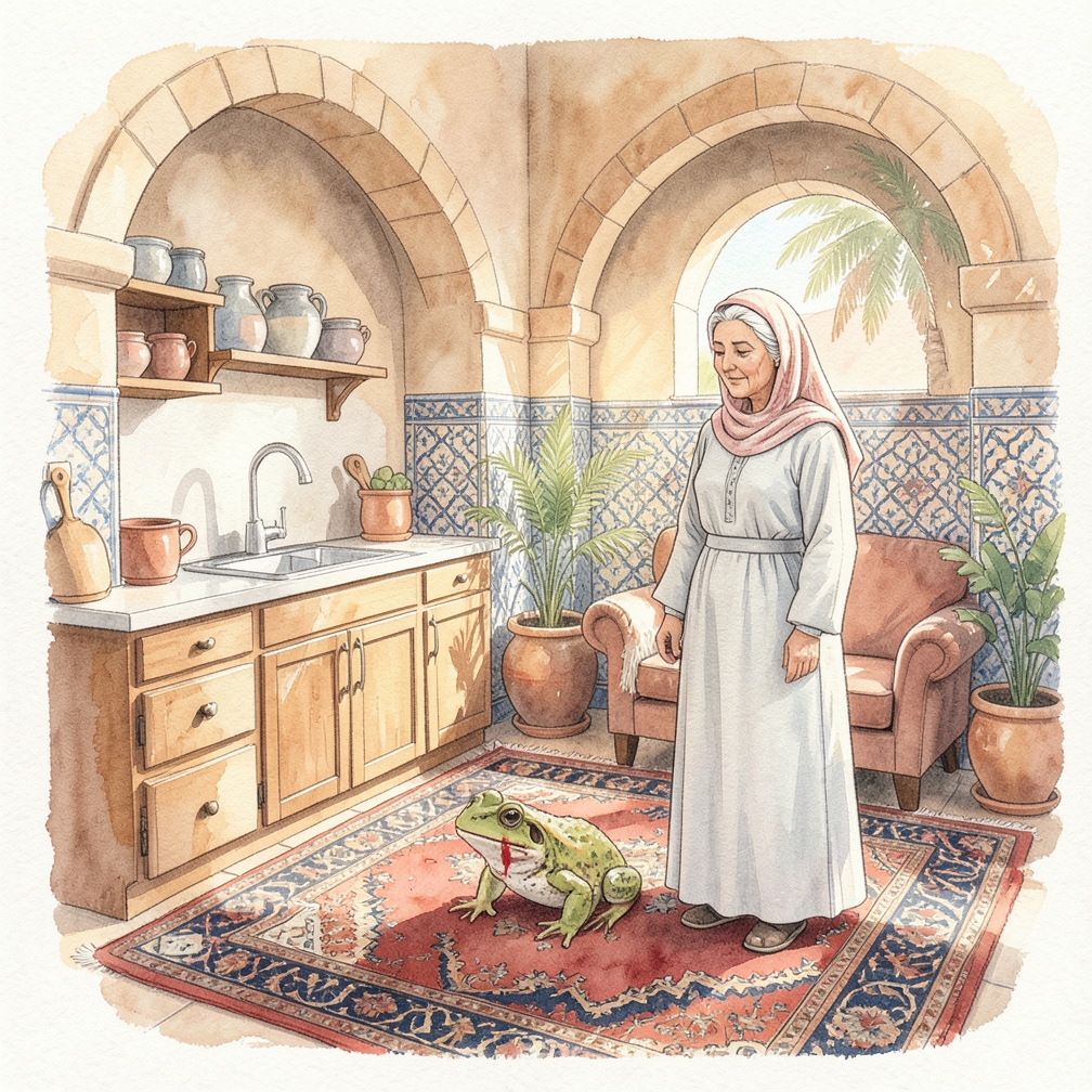 العناية بالضفدع المريض