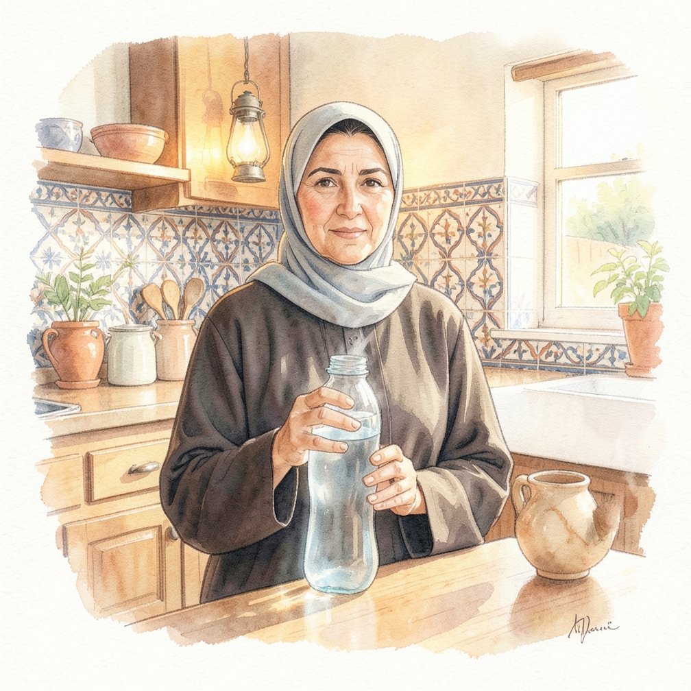 استخدام زجاجة ماء دافئ