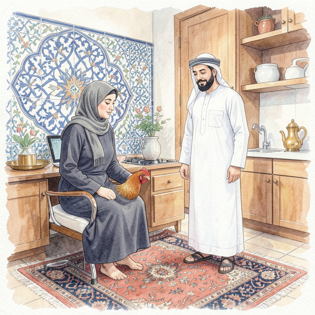 مراقبة سلوكها ودعمها