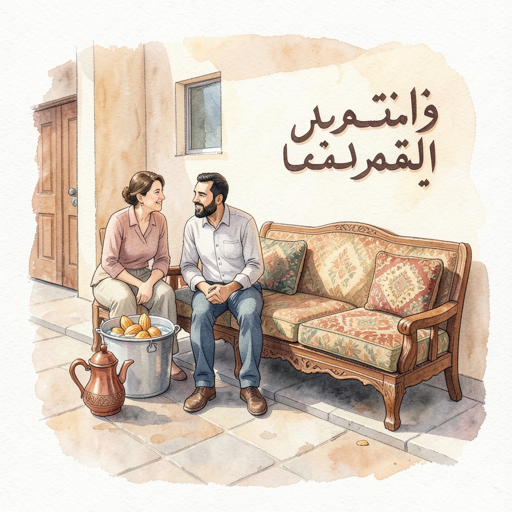 طهي جوز الهند البرتقالي في الماء المغلي
