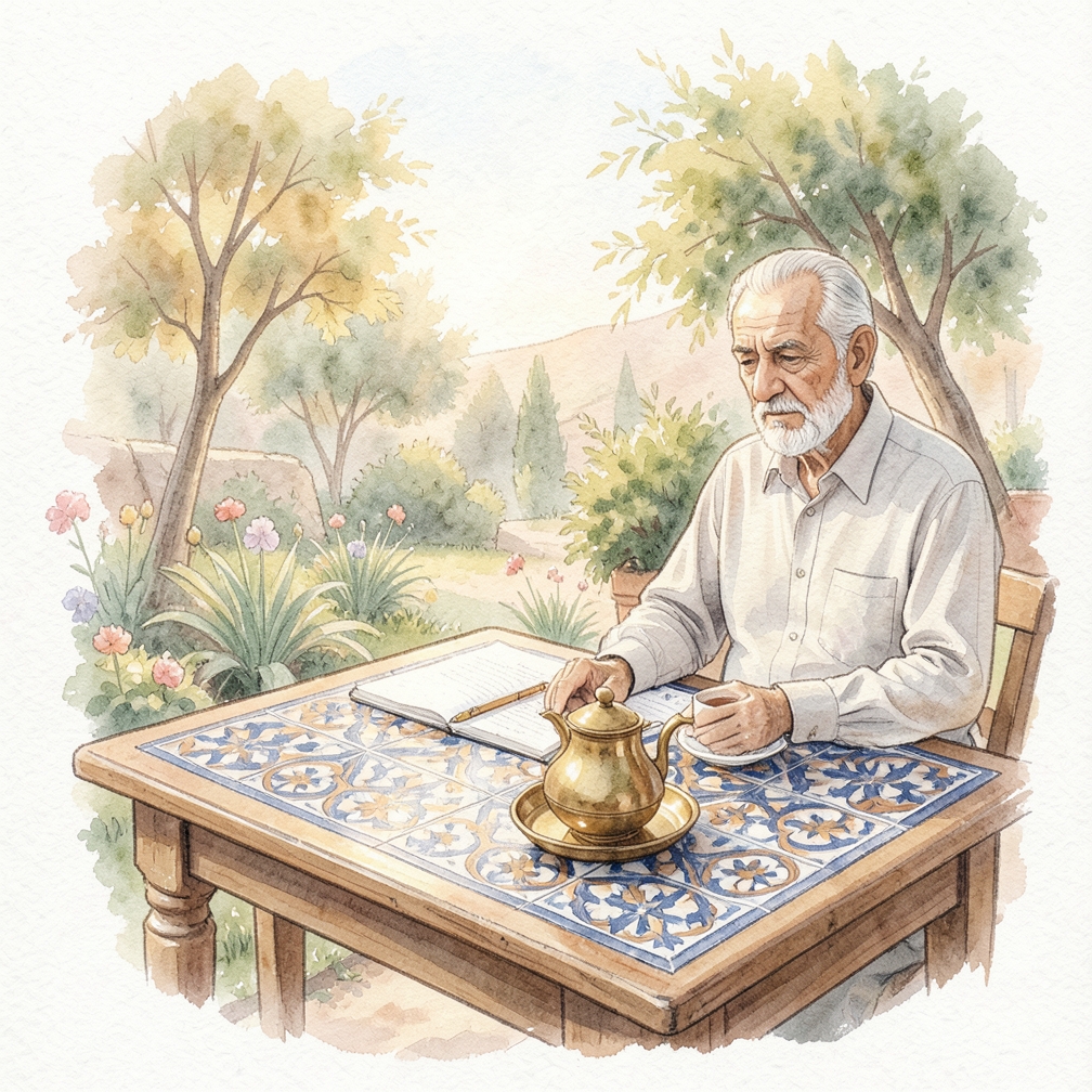 استعد مكان الدراسة.