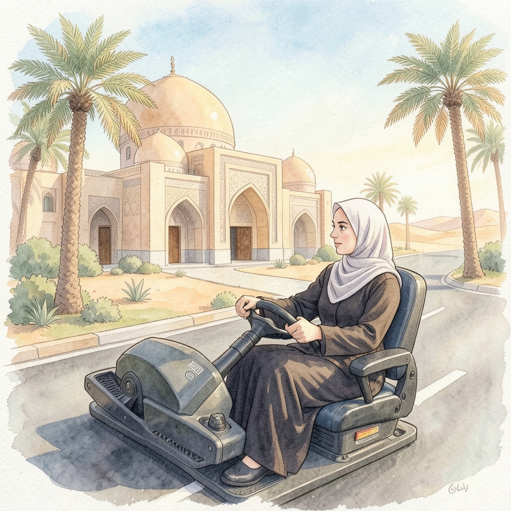 ضبط موضع المقعد لضمان الرؤية الجيدة