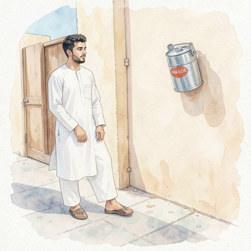 استعد لملء القارورة
